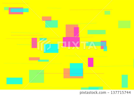 Colorful Glitch Blocks Abstract Background Colorful Glitch Blocks Abstract Background 137715744