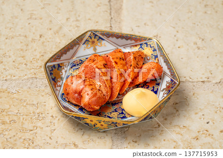 烤明太子（辣鱈魚子）：一種香氣撲鼻的烤博多特色小吃。 137715953