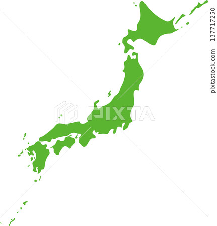 日本簡略地圖,依都道府縣劃分。 日本簡略地圖,依都道府縣劃分。 137717250