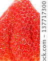 Large strawberries, Benihoppe variety, from Shizuoka Prefecture, against a bright background. 137717300