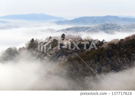 冬日雲海與備中松山城(天空之城)25389 冬日雲海與備中松山城(天空之城)25389 137717628