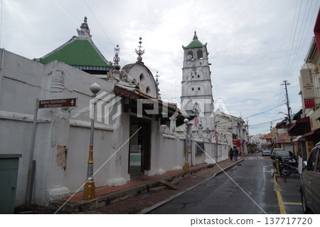 Malaysia, Malacca World Heritage Site, Kampung Keling Mosque Malaysia, Malacca World Heritage Site, Kampung Keling Mosque 137717720