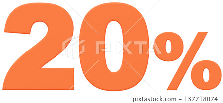 3D材質編號_20%_橘色 3D材質編號_20%_橘色 137718074