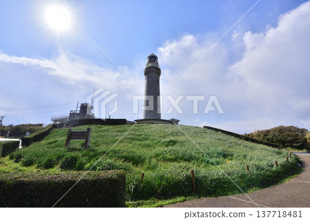Tsunoshima Lighthouse, National Important Cultural Property, Tsunoshima Lighthouse Park, Toyohoku-cho, Shimonoseki City, Yamaguchi Prefecture, Tsunoshima Island Tsunoshima Lighthouse, National Important Cultural Property, Tsunoshima Lighthouse Park, Toyohoku-cho, Shimonoseki City, Yamaguchi Prefecture, Tsunoshima Island 137718481