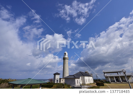 角島燈塔，國家重要文化財產，角島燈塔公園，位於山口縣下關市豐北町，角島 137718485
