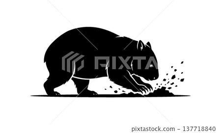 袋熊輪廓 137718840