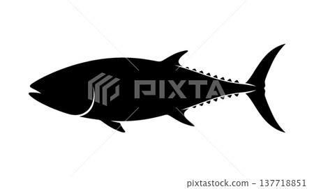 Tuna silhouette Tuna silhouette 137718851