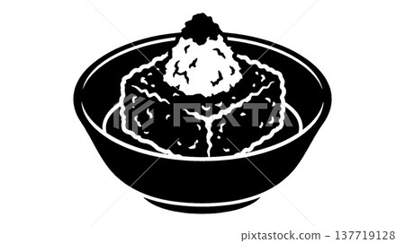 碗中食物的插圖 137719128