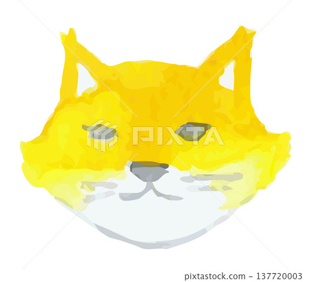 狐狸臉部的水彩插畫 | 狐狸、動物、角色 狐狸臉部的水彩插畫 | 狐狸、動物、角色 137720003
