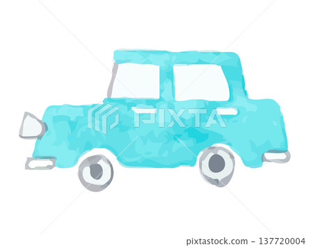 Watercolor illustration of a blue car | Automobile, Vehicle Watercolor illustration of a blue car | Automobile, Vehicle 137720004