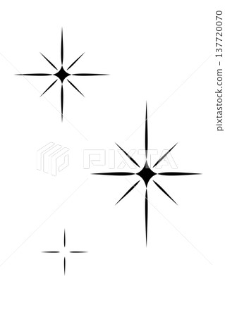 Stylish black glitter (sparkle) silhouette | Stylish vector illustration Stylish black glitter (sparkle) silhouette | Stylish vector illustration 137720070