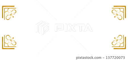 優雅書法角框套裝(上、下、左、右) 優雅書法角框套裝(上、下、左、右) 137720073