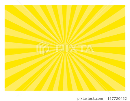 簡單的黃色集中線條背景素材 簡單的黃色集中線條背景素材 137720432