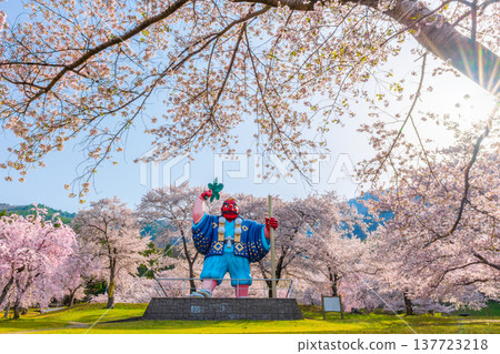 Japan's best Tengu and cherry blossoms: Tokura Kitty Park (Chikuma City, Nagano Prefecture) Japan's best Tengu and cherry blossoms: Tokura Kitty Park (Chikuma City, Nagano Prefecture) 137723218