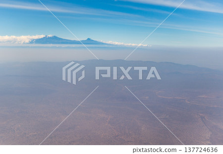 Mount Kilimanjaro from the Air Mount Kilimanjaro from the Air 137724636