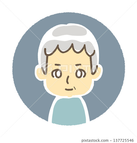 Icon: Elderly man 4 Icon: Elderly man 4 137725546