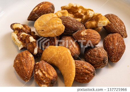 Nuts, including lots of nuts and almonds 137725966