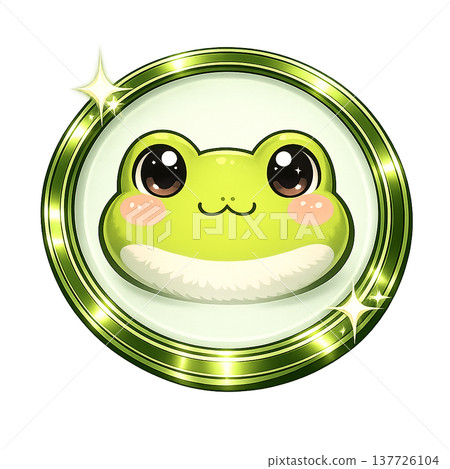 社群媒體圖示插圖[動物] 137726104