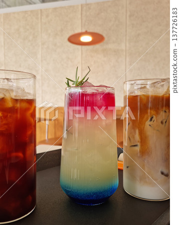 It is a cafe with drinks. It is a cafe with drinks. 137726183