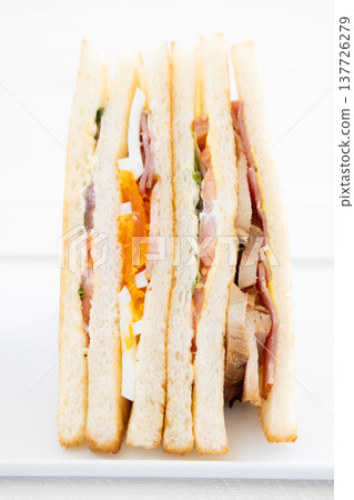 Delicious clubhouse sandwich Delicious clubhouse sandwich 137726279