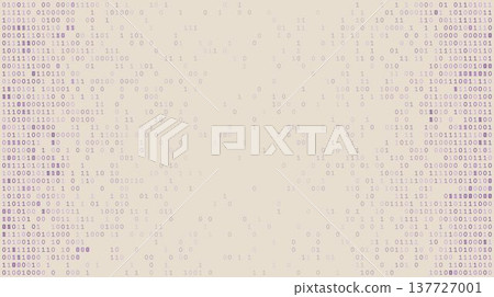 The Sparse Matrix - Minimalist Binary Data Stream with Clean Negative Space 137727001