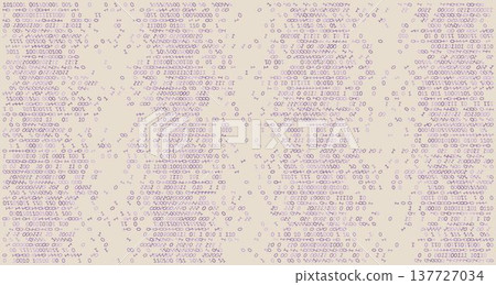 Structured Digital Logic - Binary Code Columns on Data Matrix Structured Digital Logic - Binary Code Columns on Data Matrix 137727034
