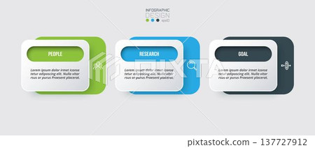 Business or marketing infographic template. Business or marketing infographic template. 137727912