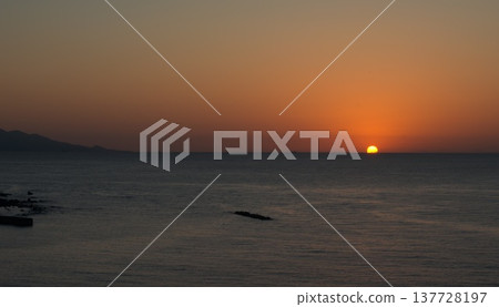 Sunrise from the sea Sunrise from the sea 137728197