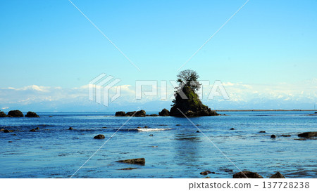 Spring rainy beach Spring rainy beach 137728238