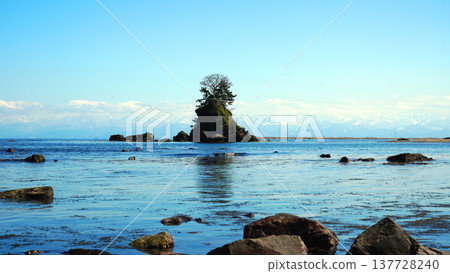 Spring rainy beach Spring rainy beach 137728240