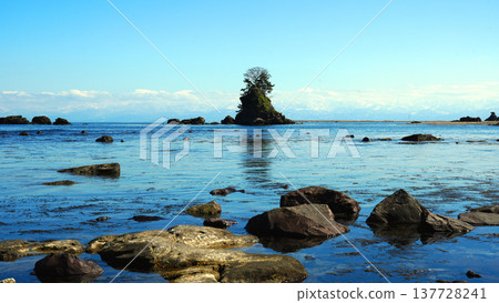 Spring rainy beach Spring rainy beach 137728241