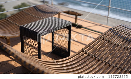 A rest area overlooking the sea 137728255