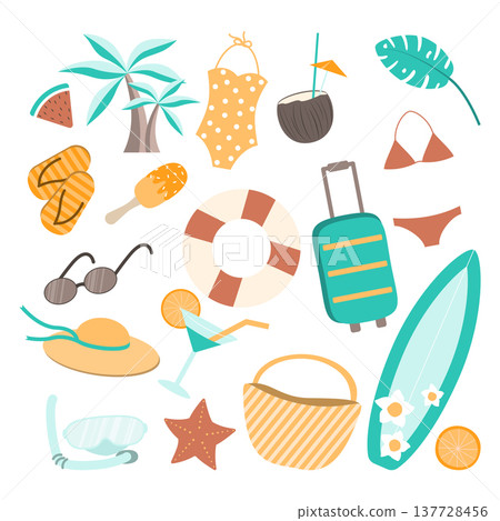 summer clip art collection 137728456