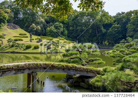 東京清澄白川花園的一景。 137728464