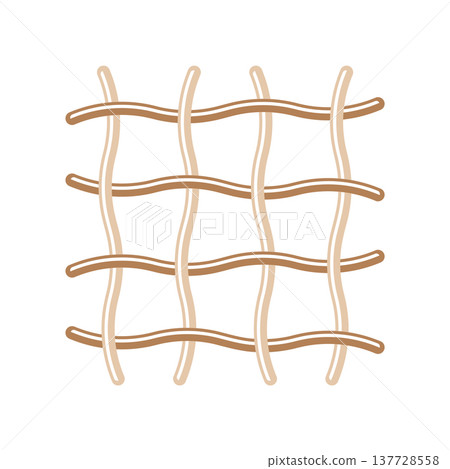 Weave texture icon, without background 137728558