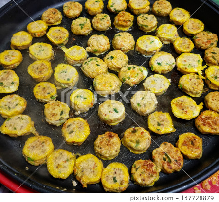 Korean food modeum jeon, Assorted Pancakes . Korea Traditional Festival foods. 137728879