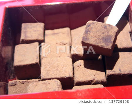 Square chocolate Square chocolate 137729108