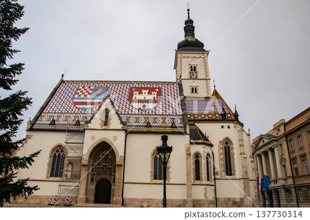 Sightseeing in Zagreb, the capital of Croatia 137730314