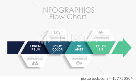 Icon hexagon infographic for process visualization, categorization, or business presentation, design. Vector illustration. Icon hexagon infographic for process visualization, categorization, or business presentation, design. Vector illustration. 137730564