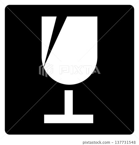 Fragile - Glass icon 137731548