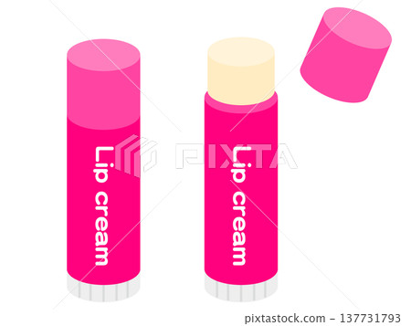Lip balm illustration material Lip balm illustration material 137731793