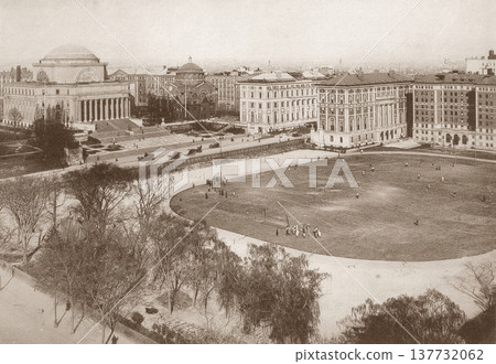 Old photo, 1916, Columbia University, New York, USA Old photo, 1916, Columbia University, New York, USA 137732062
