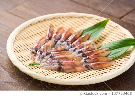 新鮮螢火魷：春季時令食材。 137733468