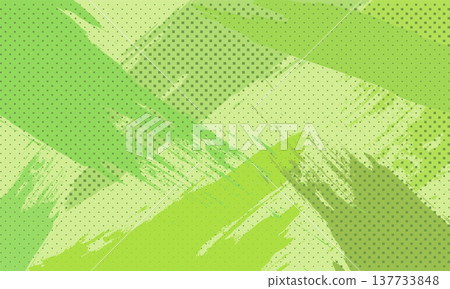 Abstract light green background with grunge brush strokes and halftone pattern Abstract light green background with grunge brush strokes and halftone pattern 137733848