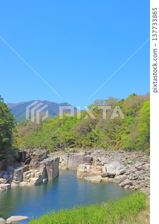 Scenery of Nezame-no-Toko in Agematsu Town, Kiso District, Nagano Prefecture Scenery of Nezame-no-Toko in Agematsu Town, Kiso District, Nagano Prefecture 137733865