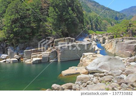 長野縣木曾郡上松町根目洞窟風景 137733882