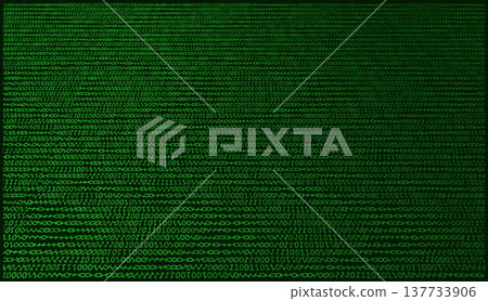 Cybernetic Horizon - Panoramic Perspective of Infinite Binary Logic and Data Flow Cybernetic Horizon - Panoramic Perspective of Infinite Binary Logic and Data Flow 137733906