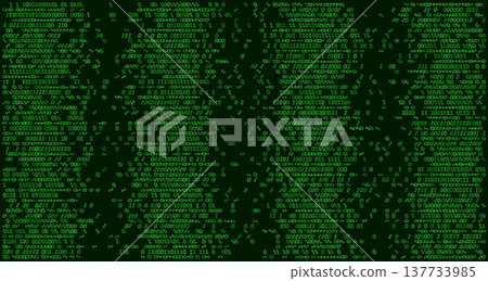 Structured Digital Logic - Binary Code Columns on Data Matrix Structured Digital Logic - Binary Code Columns on Data Matrix 137733985