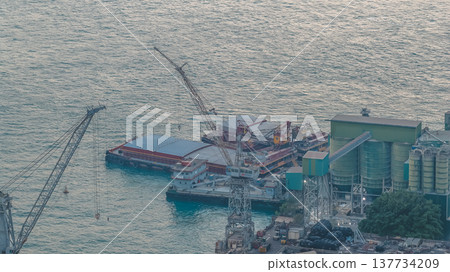 Coastal Industrial Depot Featuring Tanks, Pipelines, And Waterfront Facilities Feb 21 2026 Coastal Industrial Depot Featuring Tanks, Pipelines, And Waterfront Facilities Feb 21 2026 137734209