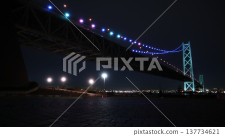 明石海峽大橋，照亮了 137734621